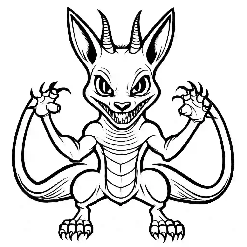 Chupacabra coloring pages